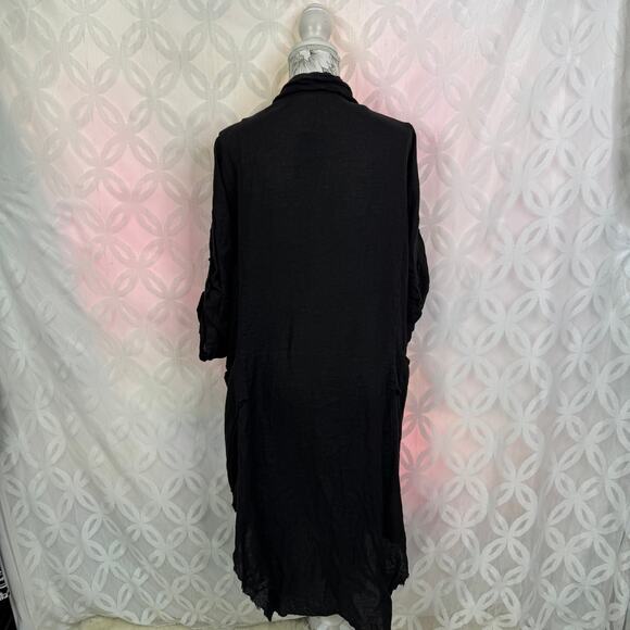 Obsession Milian London Paris Linen Made in Italy Duster Cardigan OS NWT - Picture 6 of 10